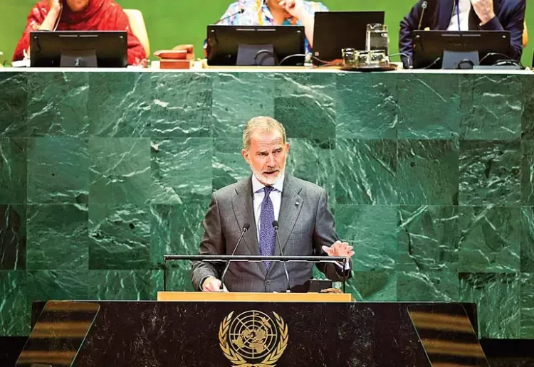 Felipe VI implora por Gaza, pero Israel niega al Estado palestino