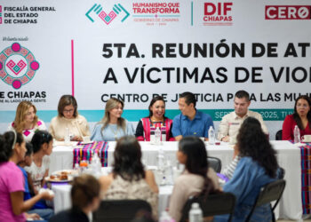 Sofía Espinoza y Guadalupe Gómez encabezan 5a Reunión con Víctimas de Violencia