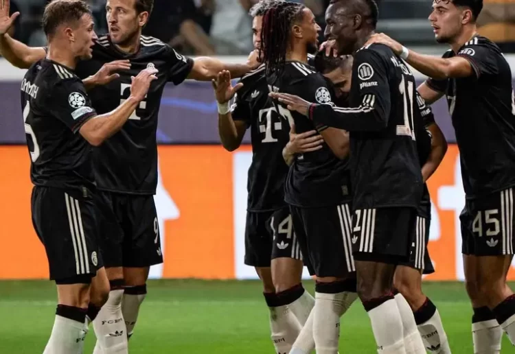 Harry Kane guía al Bayern Munich con doblete en Champions