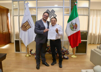 Moreno Guillén recibe al nuevo magistrado Félix Noé Penagos Madrigal