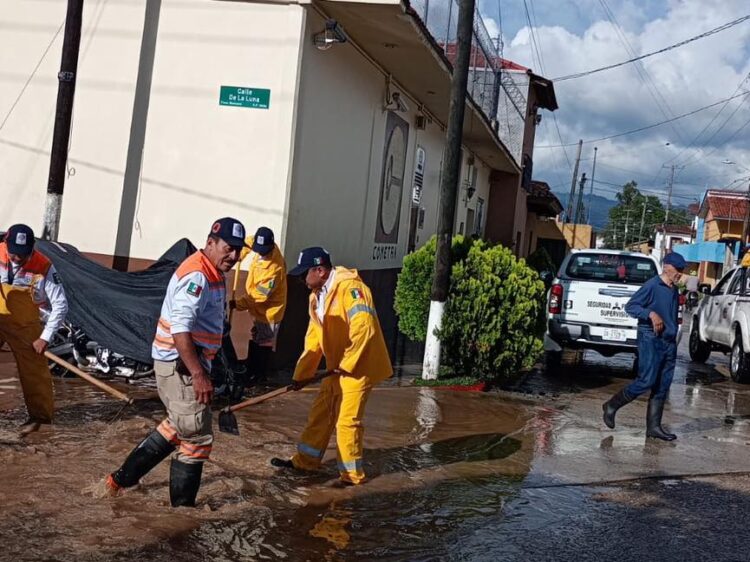 PC Municipal responde de inmediato ante afectaciones por tormenta tropical en SCLC