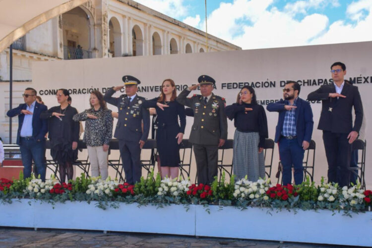 San Cristóbal conmemora el 201 aniversario de la Federación de Chiapas a México