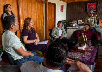 Alcaldesa Fabiola Ricci refuerza lazos con vecinos de La Hormiga