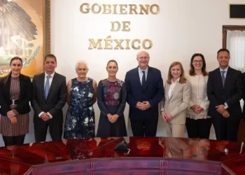 Claudia Sheinbaum se reúne con presidente del Banco Interamericano de Desarrollo