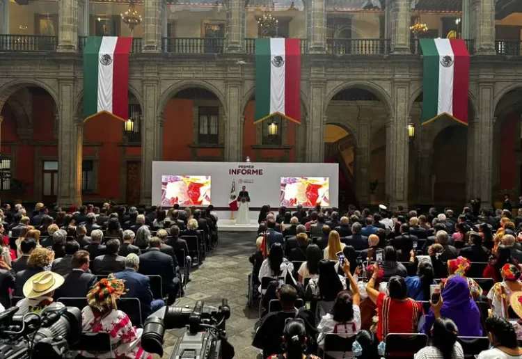 Primer informe: Sheinbaum destaca disminución de la pobreza en México