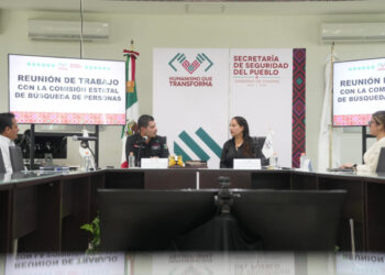 Titular de la SSP se reúne con directora general de la CEBP para fortalecer lazos de cooperación