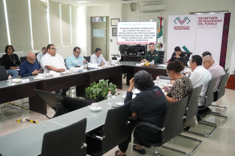 Secretario de SSP encabeza reunión ordinaria del CTFPSS para los Trabajadores del Sector Policial Operativo
