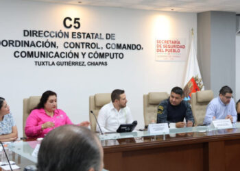 SSP participa en instalación de la mesa permanente de seguridad para el proceso electoral local extraordinario en Pantelhó