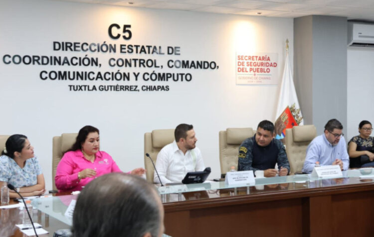 SSP participa en instalación de la mesa permanente de seguridad para el proceso electoral local extraordinario en Pantelhó
