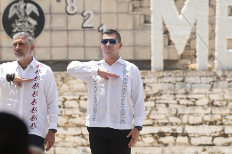 Secretario de SSP asiste al 201 Aniversario de la Federación de Chiapas a México