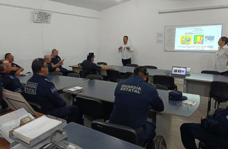 SSP continúa la capacitación sobre los procesos reeducativos con la Guardia Estatal