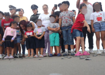 SSP lleva niños y adolescentes del DIF Chiapas a Tortuguero de Tonalá