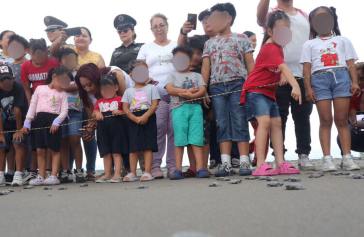 SSP lleva niños y adolescentes del DIF Chiapas a Tortuguero de Tonalá