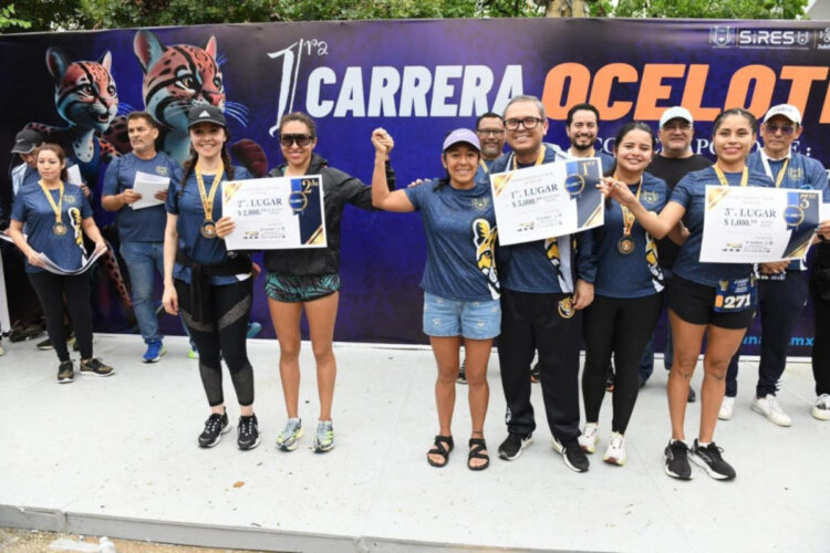 Se realiza con éxito la Primera Carrera Ocelote UNACH