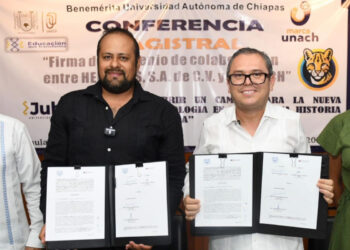 Iniciativa privada suma esfuerzos con la Benemérita UNACH para el uso y dominio de la tecnología dron