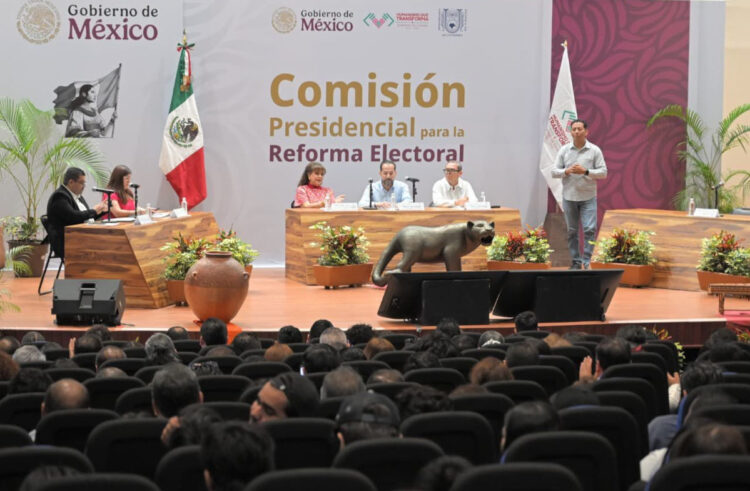 Realizan en Chiapas la Audiencia Pública de la Comisión Presidencial para la Reforma Electoral