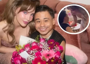 Belinda y Abelito protagonizan momento viral: ella lo cargó y dividió opiniones