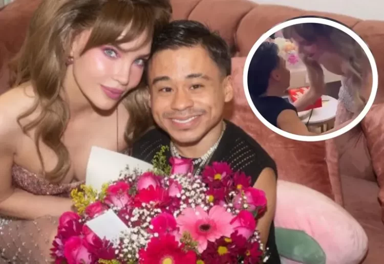 Belinda y Abelito protagonizan momento viral: ella lo cargó y dividió opiniones