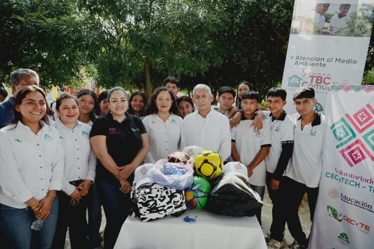Con la Brigada de Salud 2025, Telebachillerato Comunitario impulsa responsabilidad social 