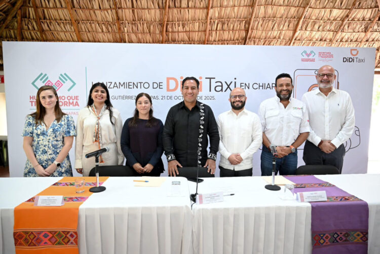 DiDi y el Gobierno de Chiapas lanzan DiDi Taxi 