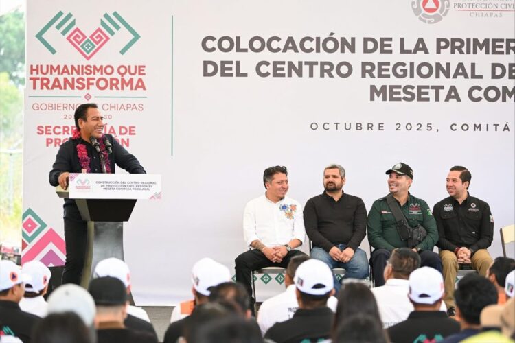Eduardo Ramírez impulsa obras de infraestructura en Comitán para fortalecer la educación y la protección civil