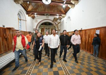 Eduardo Ramírez supervisa la rehabilitación de templos históricos en Comitán de Domínguez