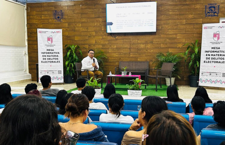 FGE realiza mesa informativa sobre delitos electorales