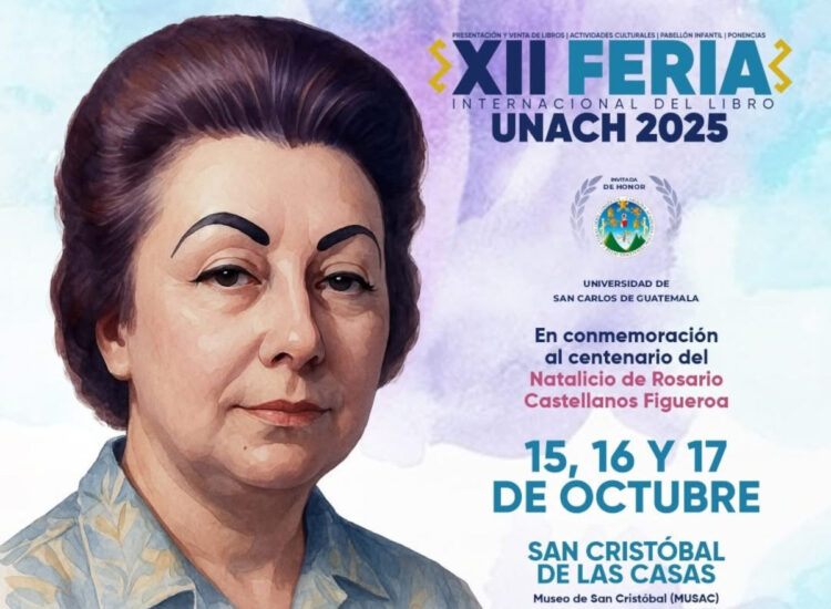 Todo listo para el inicio de la XII Feria Internacional del Libro UNACH 2025