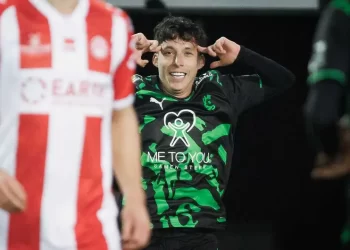 Heriberto Jurado anota su primer gol en Europa