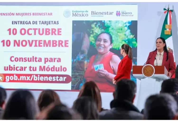 Continúa entrega de tarjetas del programa Pensión Mujeres Bienestar: Ariadna Montiel