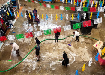 Realizan jornada de limpieza en el Mercado de la Zona Norte 