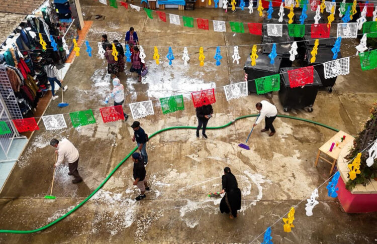 Realizan jornada de limpieza en el Mercado de la Zona Norte 