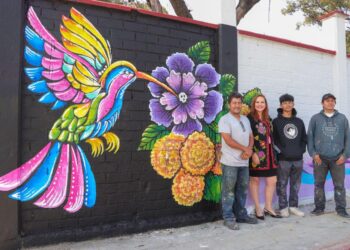 Inauguran segunda etapa de murales en el Panteón Municipal de San Cristóbal