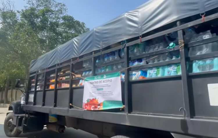 SSP recolecta 3 toneladas 617 kilos de víveres para los damnificados del Estado de Veracruz