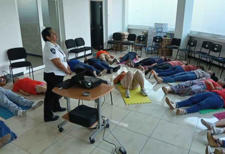SSP imparte taller ‘Técnicas de relajación y manejo de estrés’ con trabajadores de CEJUM