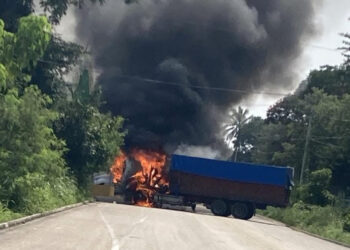 Accidentes y vehículos incendiados en varios puntos de la entidad 