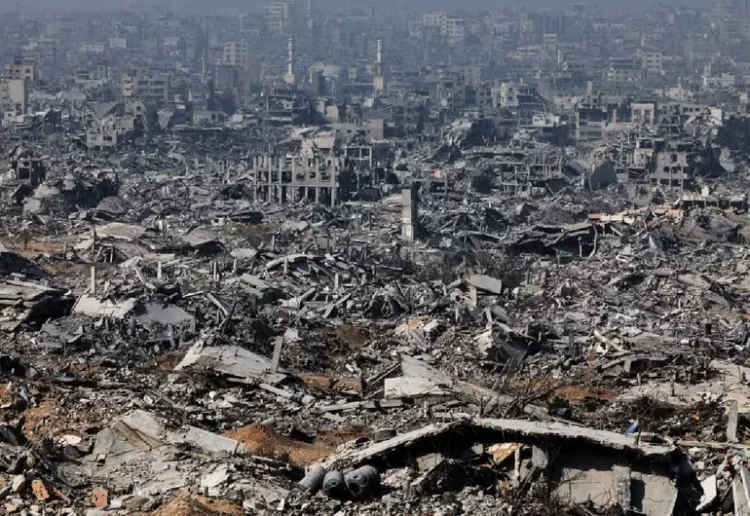 La extenuante búsqueda de cadáveres en los escombros de Gaza por la invasión israelí