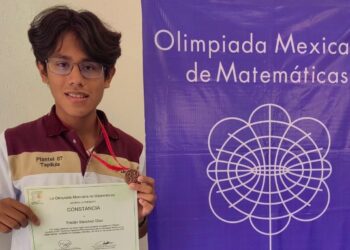 Estudiante del Cecytech obtiene bronce en la Olimpiada Mexicana de Matemáticas 2025