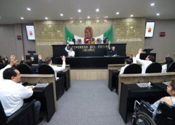 Democracia, justicia y desarrollo social, bases del Parlamento y Constitución Política de Chiapas