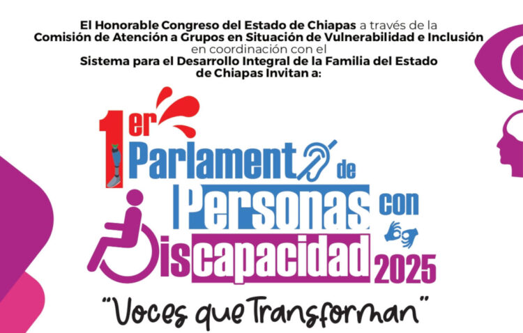 Congreso invita a participar en el 1er Parlamento de personas con discapacidad “Voces que Transforman”