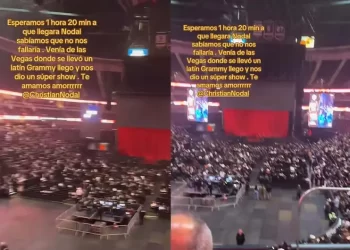 Christian Nodal desata críticas tras retraso en concierto por asistir a los Latin Grammy