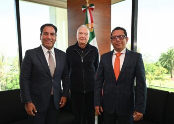 Se reúne Eduardo Ramírez con el fiscal general de la República, Alejandro Gertz Manero