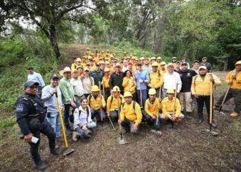 En La Concordia, Eduardo Ramírez Aguilar fortalece la prevención de incendios forestales