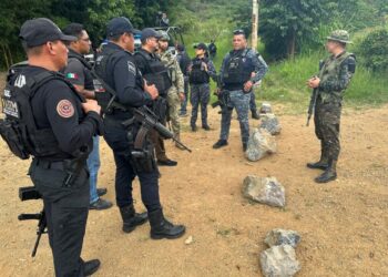 Grupo Interinstitucional brinda seguridad en la Sierra de Chiapas