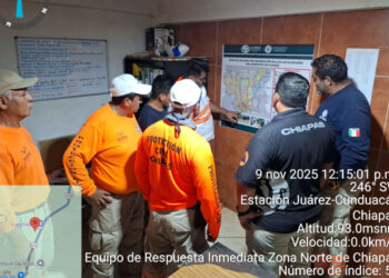 Ingreso de frente frío No.13 ocasionará lluvias principalmente en la región Norte de Chiapas