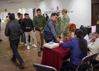 Realizan sorteo del SNM en San Cristóbal de Las Casas 