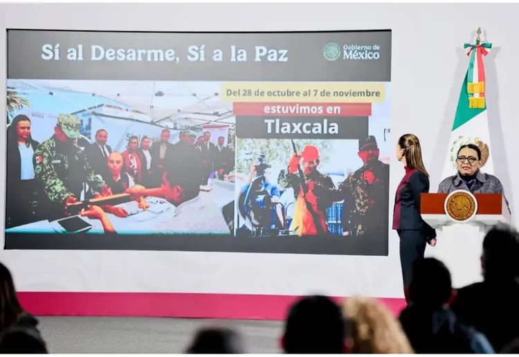 Gracias a ‘Sí al Desarme, Sí a la Paz’ se han canjeado 8 mil 547 armas de fuego: Segob