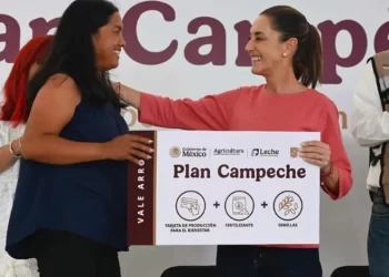 Sheinbaum presenta “Plan Campeche” para impulsar producción de arroz, leche y carne