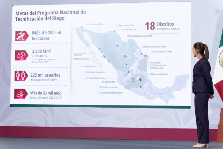 Programa Nacional de Tecnificación de Riego tiene un avance del 40%