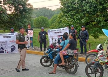Impulsa SSP acciones de prevención vial en Chiapas 